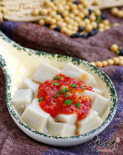 Soft Tofu with Garlic Chili Sauce recipe