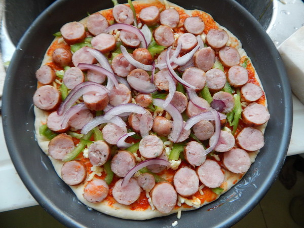 Sausage Pizza recipe