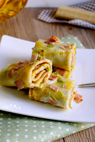 #trust之美# Ham and Egg Rolls recipe