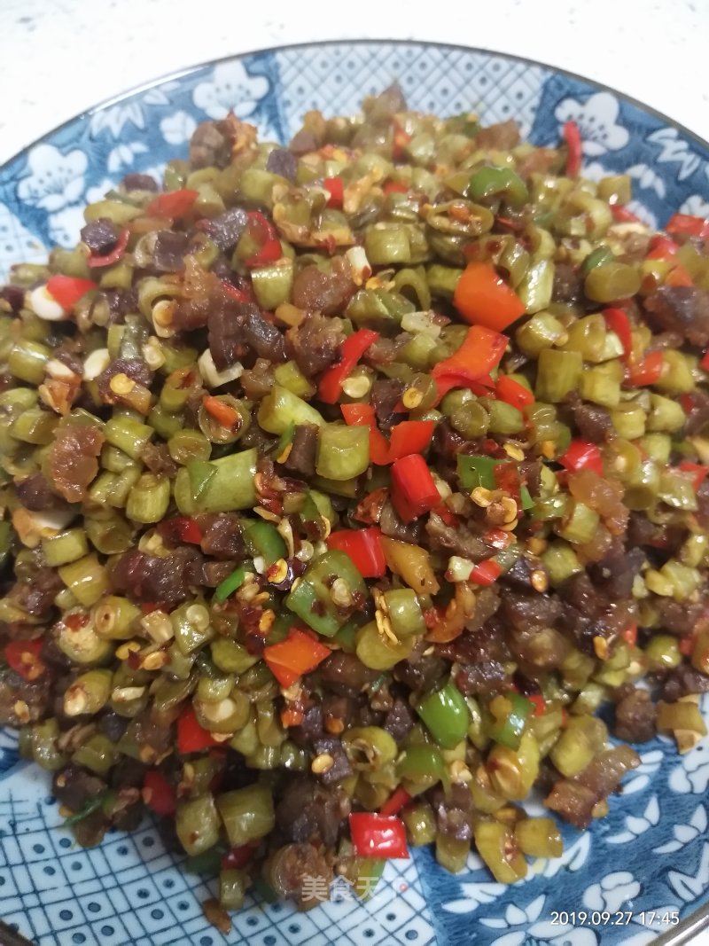Stir-fried Beef Jerky with Capers recipe
