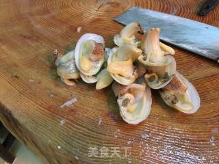 Steamed Baby Geoduck with Scallops recipe