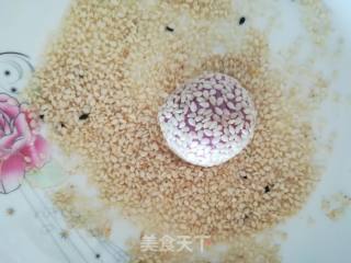 Purple Sweet Potato Sesame Ball recipe