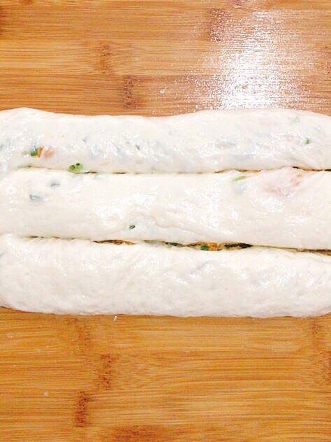 Scallion Pork Floss Toast recipe