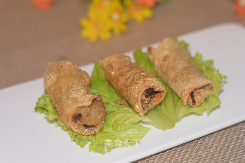 Crispy Oil Skin Spring Rolls recipe