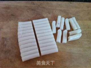 Stir-fried Rice Cake with Tomato recipe