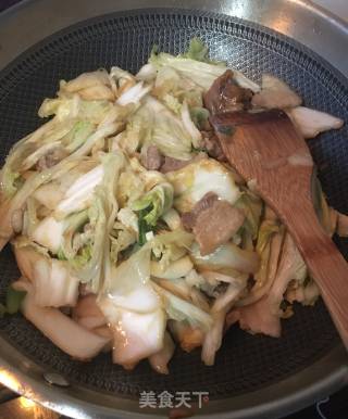 Stewed Chinese Cabbage with Pork and Pork Fenpi recipe