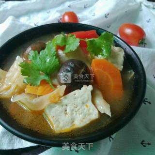 Choi Soup in A Good Mood! recipe