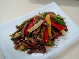 Delicious Fried "dry-fried Beef Strips" recipe