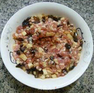 Steamed Minced Pork with Mushrooms and Eggs recipe