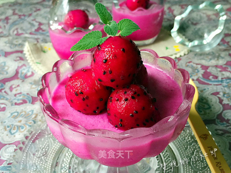 Dragon Fruit Pudding recipe