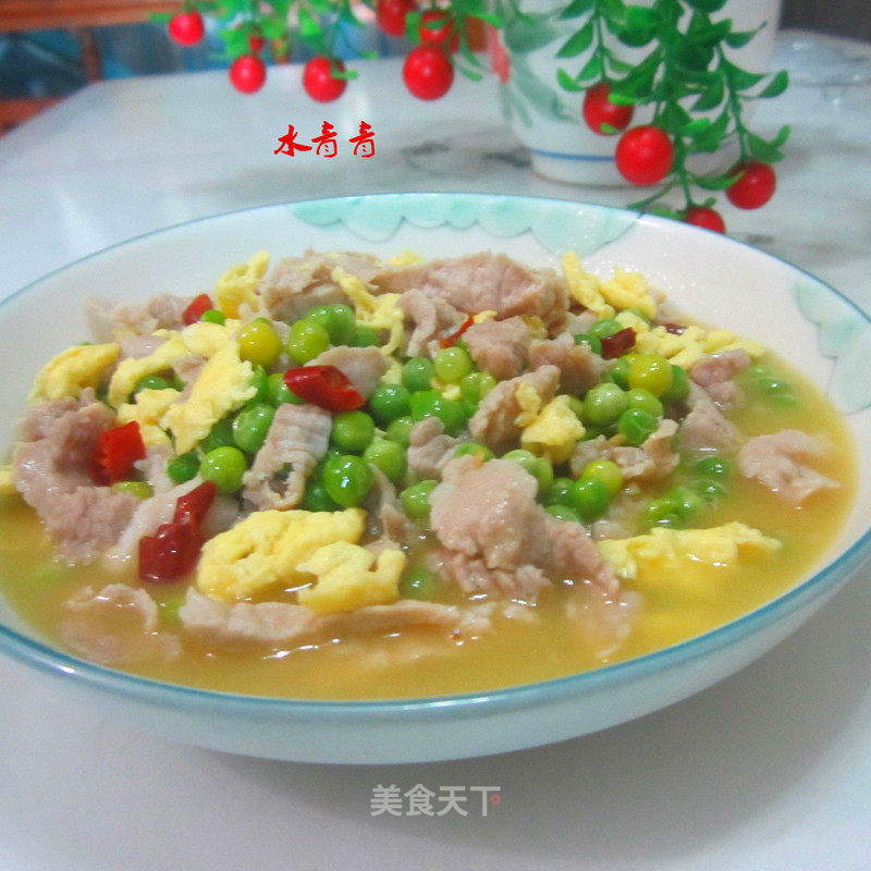 Lean Meat Soup with Green Beans and Eggs recipe