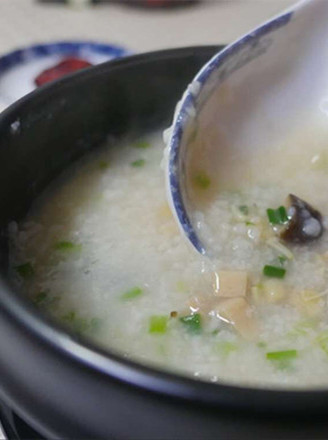 Scallop and Mushroom Congee