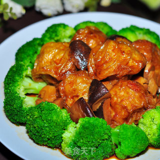 Oily Gluten Stuffed Meat recipe