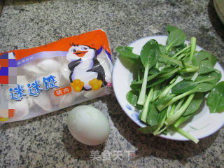 Duck Eggs and Feucai Mi Mi Dumplings recipe