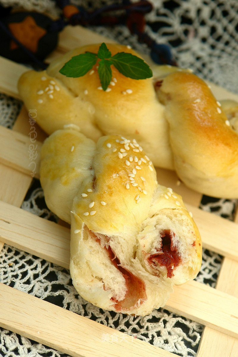 #aca烤明星大赛# Stuffing Twisted Bread recipe