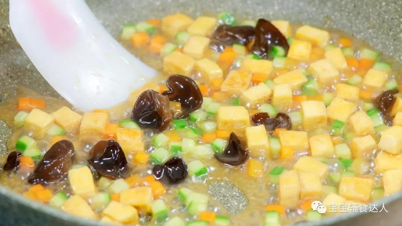 Seasonal Vegetable Tofu Rice Baby Food Supplement Recipe recipe