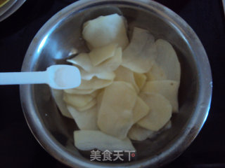 Microwave Version Homemade Potato Chips recipe