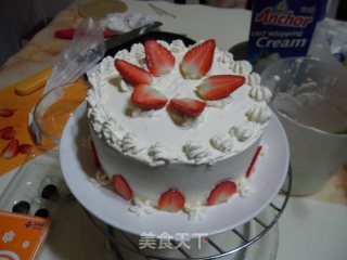 Strawberry Butter Decorating Cake recipe