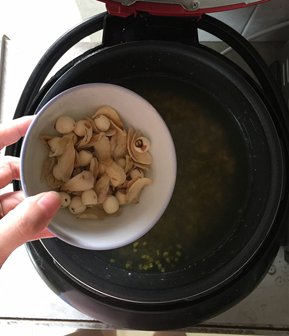 Mung Bean Lily Lotus Seed Soup recipe