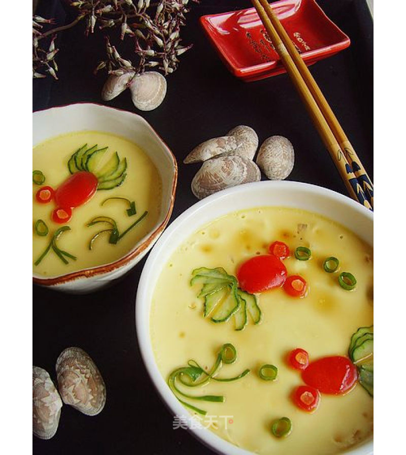 Baby Nutrition Meal: Steamed Egg with Clams recipe