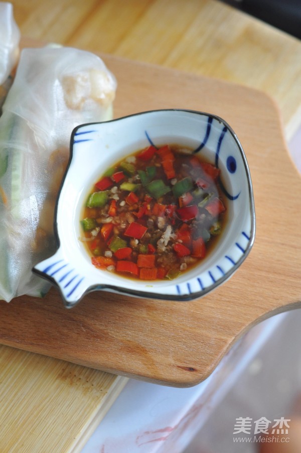 Scallop Vietnamese Spring Roll recipe