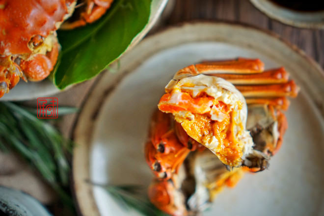 Chengwei Steamed Crab with Rosemary Sake recipe
