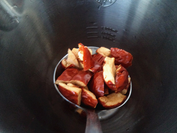 Poria, Red Beans, Red Dates, Soy Milk recipe