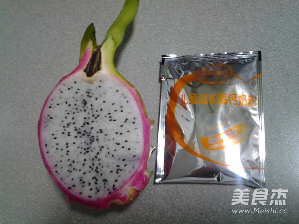 Pitaya Peel Milkshake recipe