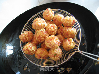 Ham and Radish Meatballs recipe