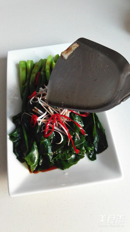 Boiled Chinese Kale recipe