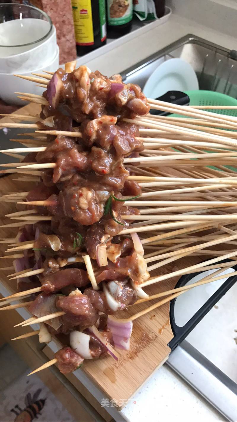 Marinated Lamb Skewers recipe