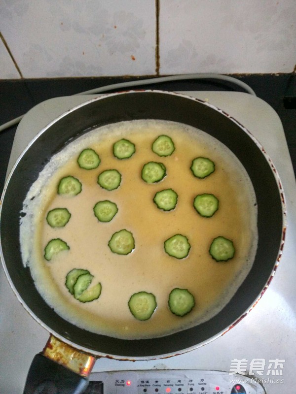 Cucumber Egg Cake recipe