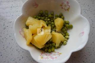 Three-color Diced Chicken with Raspberries recipe