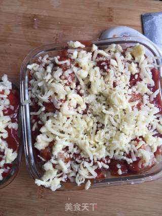 Baked Alphabet Spaghetti with Cheese Meatballs recipe