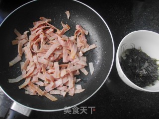 #四session Baking Contest and It is Love to Eat Festival#ham and Seaweed Baked Egg Bun recipe