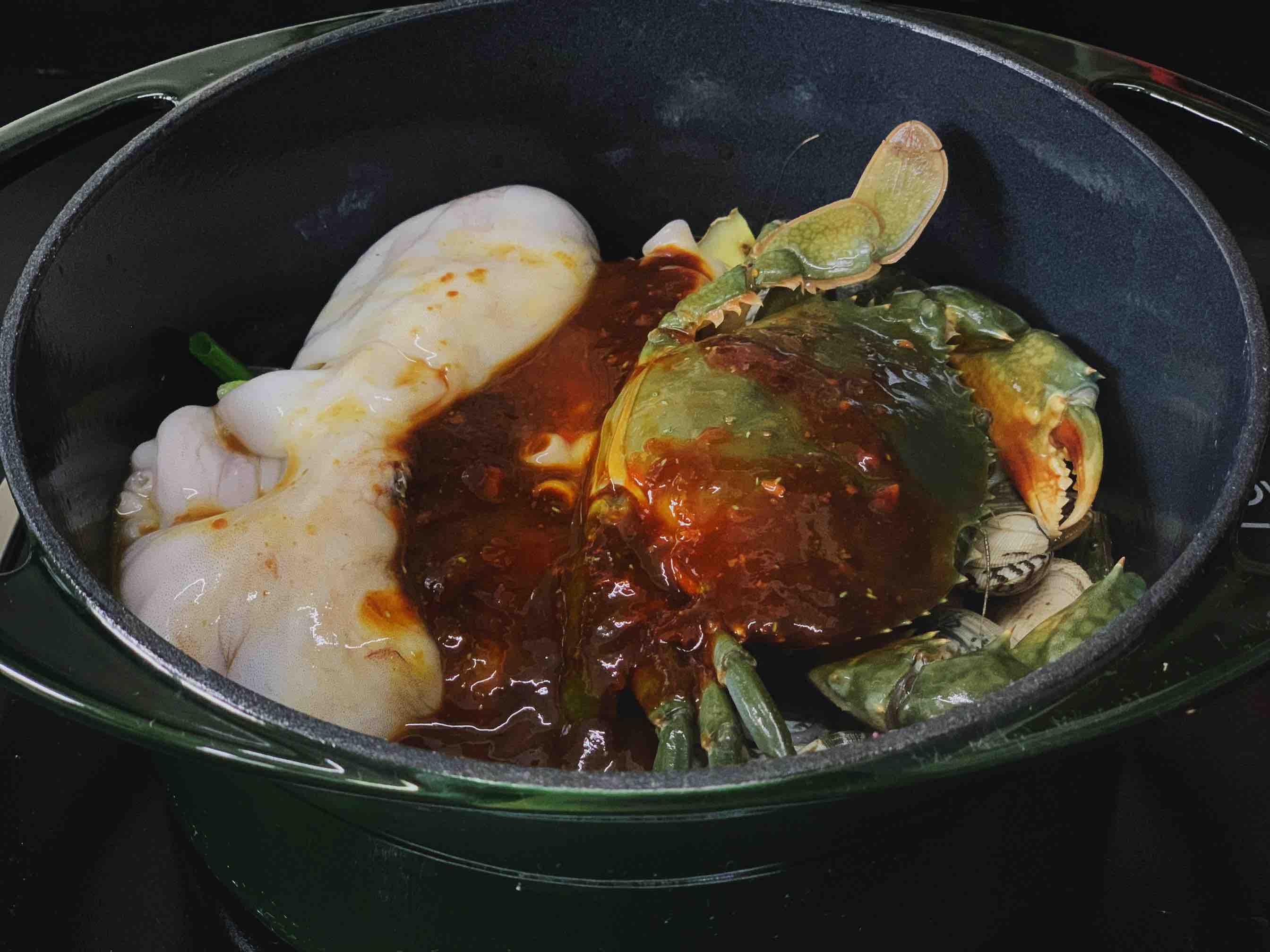 Korean Live Seafood Pot recipe