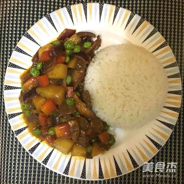 Curry Pork Rice recipe