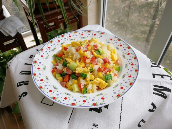 Colorful Fried Rice recipe