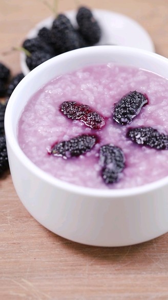 Shimei Congee-fruit Congee Series "mulberry Congee" Casserole Stew recipe