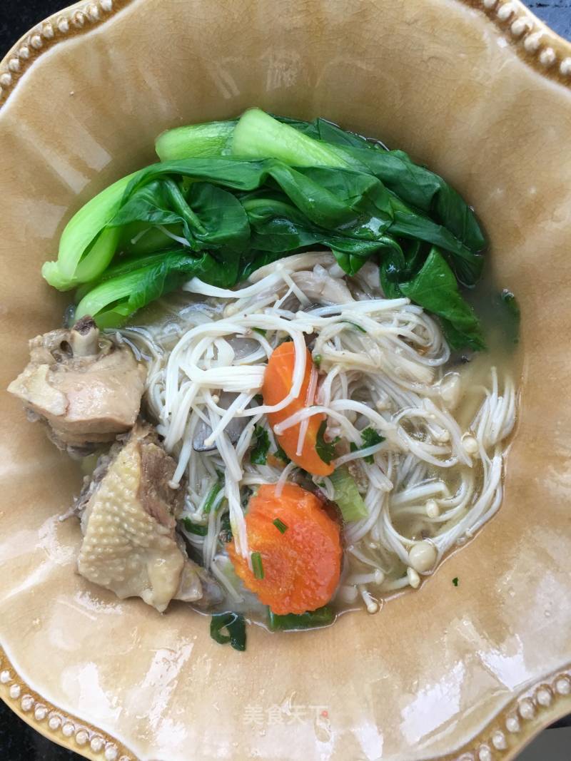 Seasonal Vegetables in Chicken Broth recipe
