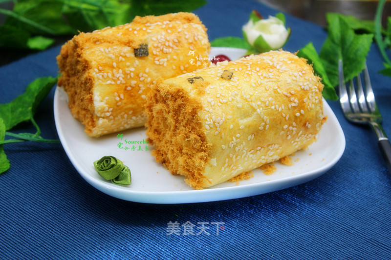 Pork Floss Rolls recipe