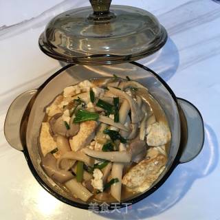 Stewed Tofu with Mushroom recipe