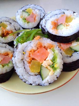 Pork Floss Ham Sushi recipe