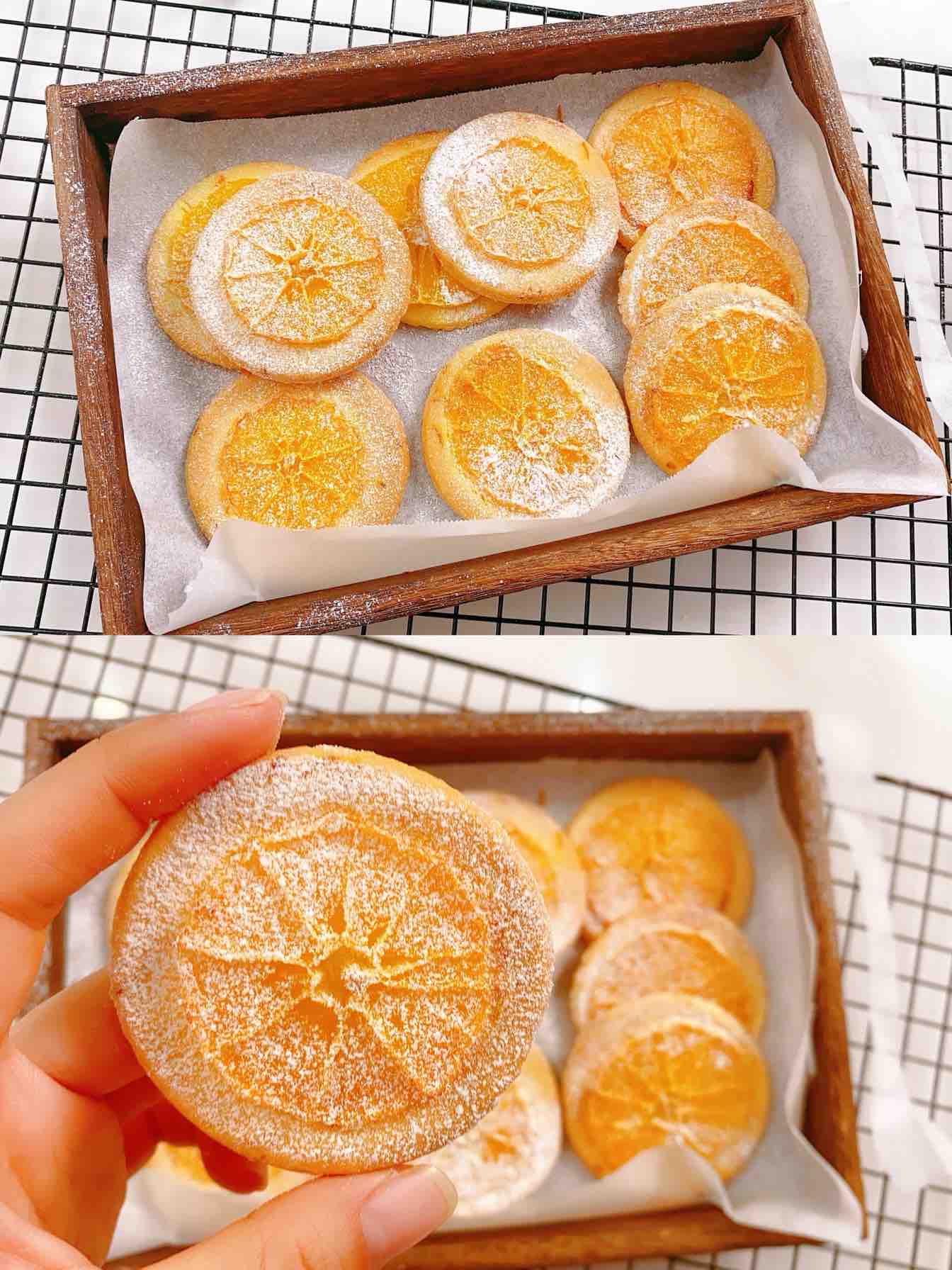 Crispy Orange Cookies recipe