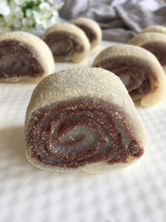 Bread Maker Version of Red Bean Paste Stuffed Donkey Rolling recipe