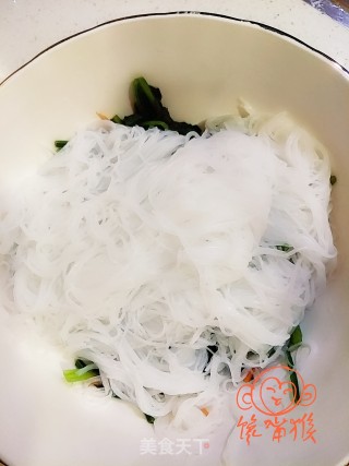 Spinach Mixed Vermicelli recipe