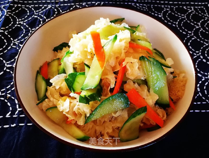 Fried Melon Slices with White Fungus recipe