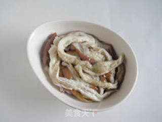 [garlic Shredded Eggplant Strips] --- Almost Oil-free Version of Cold Eggplant recipe