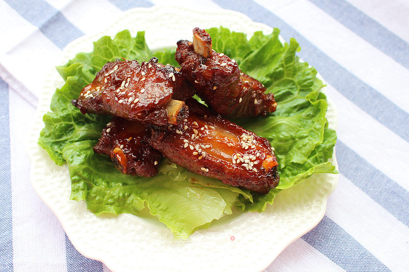 #aca烤明星大赛#——honey Sauce Grilled Ribs recipe