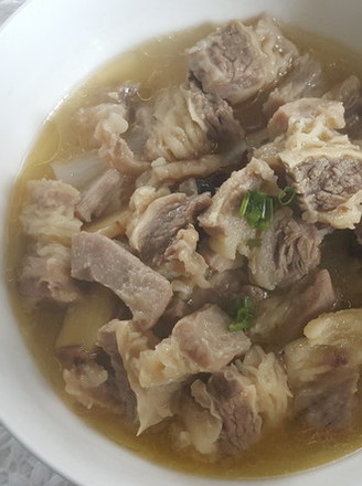 Beef Brisket in Clear Soup with Strong Aftertaste